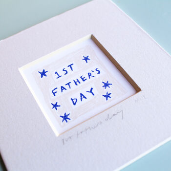 1st Father's Day Mini Art Print, 2 of 9