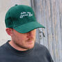 Ask Me About My Slogan Personalised Cap, thumbnail 2 of 7