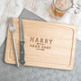 Personalised Slate Serving Board For Men, thumbnail 2 of 4