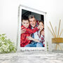 Personalised Freestanding One Photo Giant Crystal Block 19.5cm X 14cm Portrait, thumbnail 5 of 7