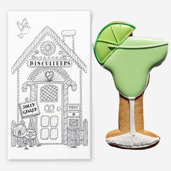 Personalised Margarita Summer Cocktail Biscuit, 3 of 6