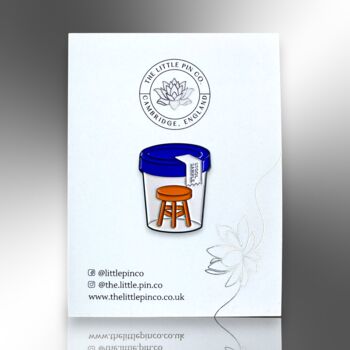 Stool Sample Enamel Lapel Pin Badge, Gift For Doctors, Nurses, Medical Staff And Scientists, 4 of 8