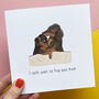Dogs Cuddling Card For Mum, thumbnail 1 of 5