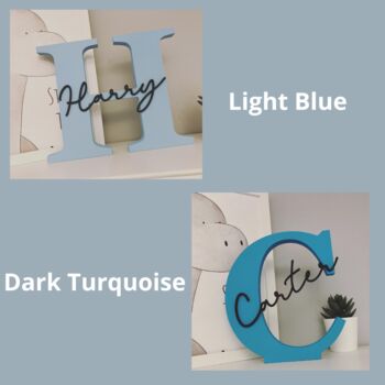 Freestanding Letters Nursery Letters , Wooden Letters, 6 of 8