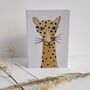 Leopard With Spots Birthday Card, thumbnail 1 of 9