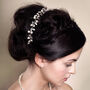 Crystal And Pearl Wedding Hair Vine 'Bryony', thumbnail 2 of 4