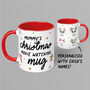 Personalised Christmas Movie Mug Reindeer Gift, thumbnail 1 of 2