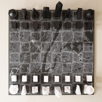 New York City Architectural Chess Set With Map Board, 8 of 10