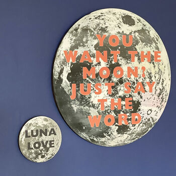Mini Moon Personalised Wall Plaque, 11 of 11
