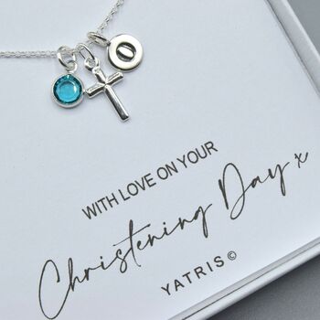 Christening Necklace In Sterling Silver, 2 of 7