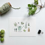 Garden Things Hand Illustrated Postcard Set, thumbnail 3 of 6