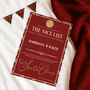 Tartan Trim Magical Christmas Letter From Santa Claus, thumbnail 4 of 5