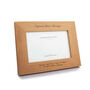 Solid Oak Personalised Photo Frame – 4x6, thumbnail 3 of 6