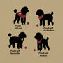 Personalised Poodle Print For One Or Two Dogs, thumbnail 2 of 12