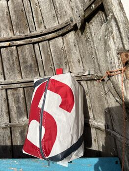 Large Recycled Sailcloth Wash Bag, 9 of 9