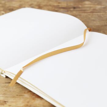 Personalised Age Square Linen Notebook, 3 of 6