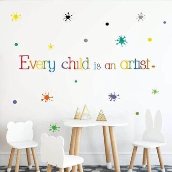 Picasso Quote “Every Child Is An Artist.”, 2 of 3