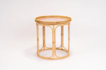 Boho Karoo Rattan Side Table, 8 of 10