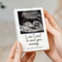 Personalised Baby Scan Photo Block Keepsake, First Mother's Day And Pregnancy Announcement Gift, thumbnail 6 of 12