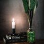 Floral Green Dried Reed Diffuser With Skull Bottle, thumbnail 4 of 6