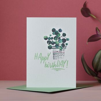 House Plant Birthday Card, 2 of 3