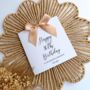 30th Birthday Luxury Bow Card, Choice Of Colours Handmade Bow, thumbnail 2 of 4
