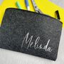 Personalised Felt Teacher Pencil Case/Pouch, thumbnail 1 of 3