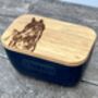 Horse Blue Butter Dish, thumbnail 1 of 4