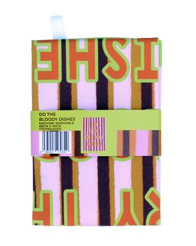 Dry The Bloody Dishes Tea Towel, 5 of 5