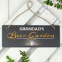 Personalised Beer Garden Printed Hanging Slate Plaque, thumbnail 6 of 6