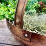 Vintaged Copper Bowl Planter With Handle, thumbnail 7 of 8