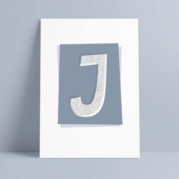 Personalised Retro Letter Name Print, 8 of 11