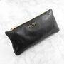 Monogrammed Luxury Leather Slimline Clutch, thumbnail 10 of 12