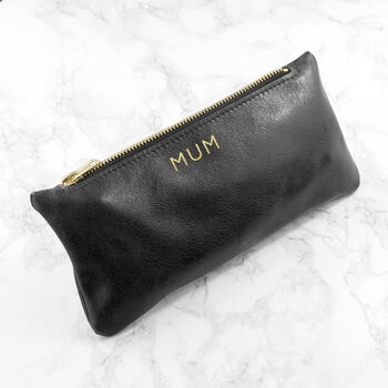 Monogrammed Luxury Leather Slimline Clutch, 10 of 12