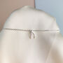 Sterling Silver Wishbone Charm Bracelet, thumbnail 4 of 5