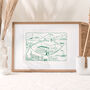 Personalised Travel Adventures Map Print, thumbnail 7 of 9