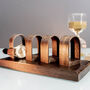 Luxury Walnut Quad Watch Stand Display Personalised, thumbnail 1 of 4