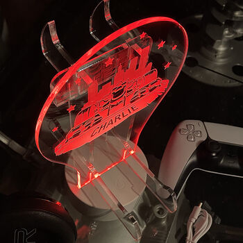 LED Light Racing Car Controller And Headset Stand, 2 of 2