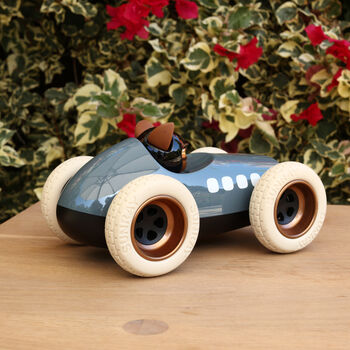 Midi Egg Racing Car With Carlos The Cat, 6 of 11