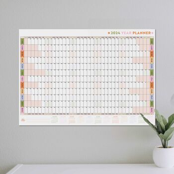 2024 A1 Year Wall Planner | Landscape | Shine Bright, 4 of 7