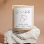 Personalised Engagement Candle Gift Box For Couple, thumbnail 1 of 6