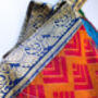 Upcycled Sari Flags, Handmade Bunting, Sari Fabric, thumbnail 6 of 10