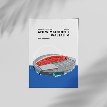 Wimbledon Play Off Final Wembley Print, 2 of 4