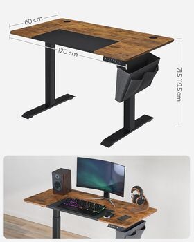 Electric Standing Desk Height Adjustable, 5 of 12