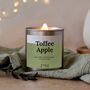 Toffee Apple Autumnal Wood Wick Candle, thumbnail 5 of 7