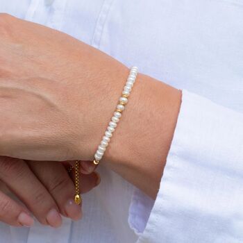 June Birthstone Pearl Bracelet, 2 of 8