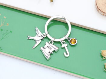 Personalised Bird Watching Keyring, Twitcher Gift, Bird Lover Present, 9 of 9