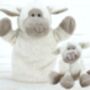 Sheep Hand Puppet With Matching Mini Sheep, thumbnail 1 of 3