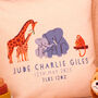 Personalised Baby Animal Cushion Gift For Newborn, thumbnail 4 of 4