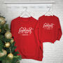 Family Lapland Script Matching Christmas Jumpers, thumbnail 2 of 2